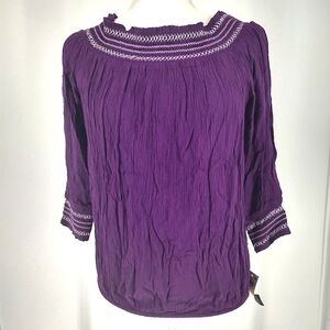 Purple Paradise Top Size Small